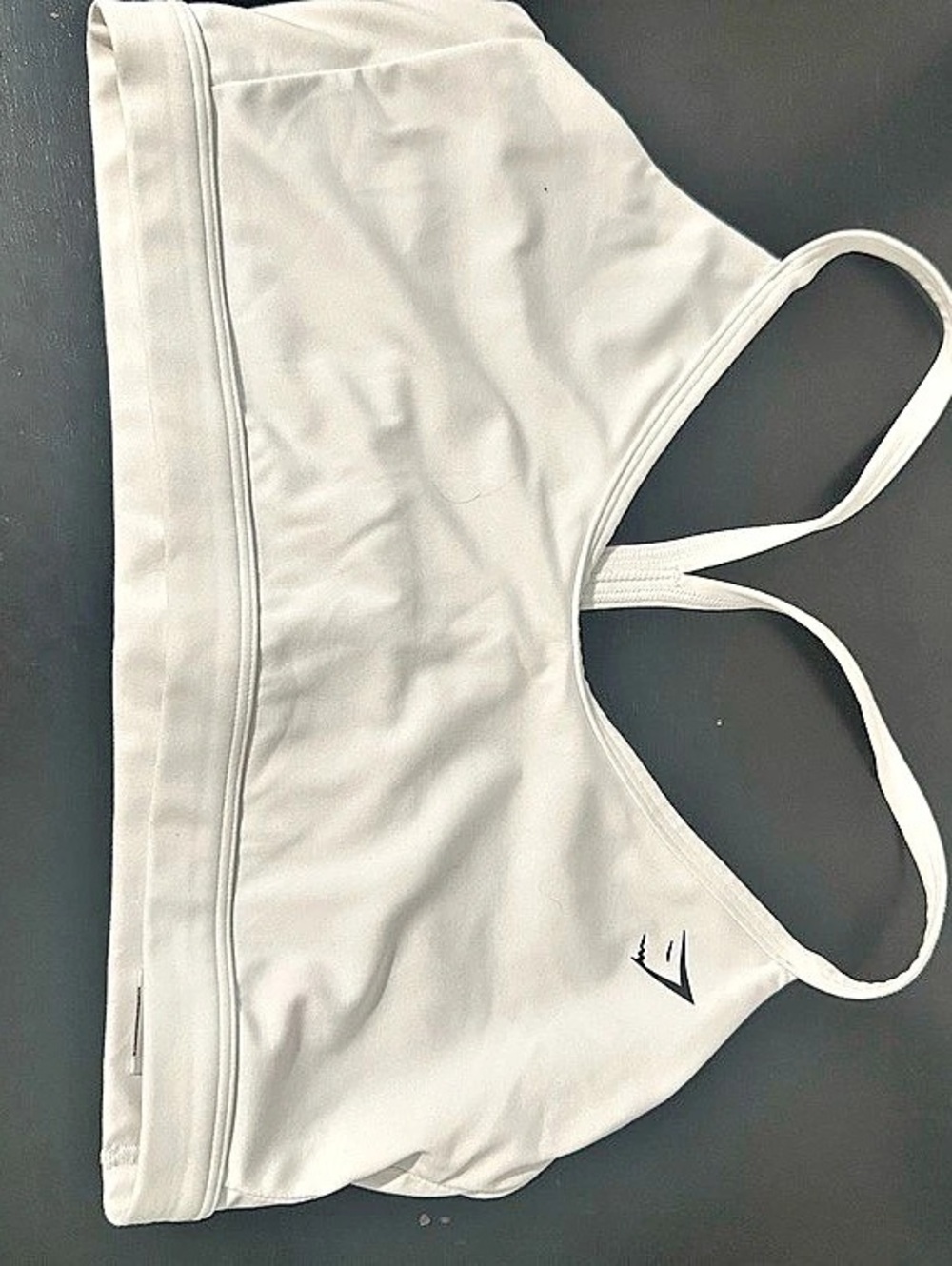 GYMSHARK Women's White Sports Bra Top Like New